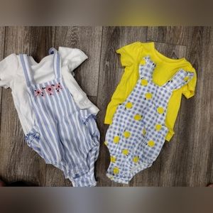 Carter's Baby Girl Outfits Bundle Size 12M